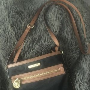 Michael Kors Kempton Nylon Crossbody - Black